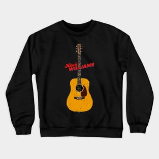 Hank Williams 1941 Martin D-28 Acoustic Guitar Crewneck Sweatshirt